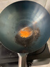 荣事达（Royalstar）章丘手工锻打铁锅圆底老式炒锅无涂层不粘炒菜锅燃气灶无盖32cm 实拍图