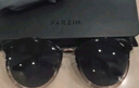 帕森（PARZIN）偏光太阳镜女 复古大框遮阳防晒眼镜 开车驾驶潮墨镜 PZ9913 实拍图