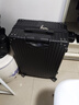 SOO行李箱男万向轮拉杆箱耐磨抗摔26英寸A330旅行箱密码箱女商务黑色 实拍图