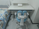 黑白调G6儿童学习椅写字椅人体工学追背椅带脚踏可升降【四脚自动追背】 实拍图