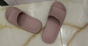 京东京造【抗菌皮纹拖】eva软弹家居防臭浴室新款拖鞋女士粉色39-40 实拍图
