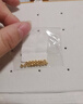 御邪足金999光面算盘珠隔断珠黄金垫片DIY手串手链金配饰 算盘珠:约0.03g（预售） 实拍图