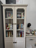 全友家居美式玻璃门组合书柜书橱家用落地展示柜客厅家具书房收纳柜 二门书柜+三门书柜 实拍图