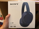 索尼（SONY）WH-CH720N头戴式无线蓝牙耳机 智能主动降噪重低音 网课英语学习游戏电脑耳麦 礼物送女友男友学生 蓝色 实拍图