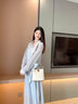 CAHOE KULLO官网包包女包2025年新款女士斜挎包轻奢侈单肩包水桶包时尚品牌 棕咖奶白-生日礼物送女友 实拍图