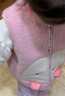 迷你巴拉（minibala）【绒绒衣】冬新款男女童双面暖马甲可爱保暖毛绒背心 粉红60033 100 实拍图