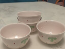 草莓陶瓷碗勺家用高颜值米饭碗少女心甜品碗釉下彩餐具套装 【4个装】浅粉草莓4.5英寸碗 实拍图