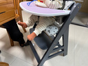 Hauck宝宝餐椅Alpha餐盘三件套成长椅可调节学坐椅吃饭椅儿童餐椅家用 深灰色+托盘+坐垫 实拍图