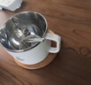 京东京造 泡面碗 上班族304不锈钢饭盒小学生双层防烫1.3L白色 配筷勺 实拍图