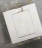 公牛（BULL）嵌入式插座内嵌冰箱专用超薄暗装86陷墙壁隐藏式开关插座面板 镶嵌凹槽隐形五孔10A【瓷白色】 实拍图