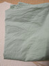 京东京造维他棉枕套 100%纯棉A类抗菌全棉枕巾枕头套 一对装 青柠绿 实拍图