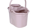 科力邦（Kelibang） 拖把桶 塑料拖把桶带提手 免手洗甩干脱水拖布 懒人墩布清洁吸水地拖 粉色 KB1215 实拍图