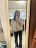 三彩2025冬季新款香风环保皮草仿绵羊毛外套毛绒保暖优雅女 杏色 XL 170/92A 实拍图