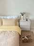 赛杉床头柜实木烤漆小型家用2026新款卧室奶油风轻奢高级感床边储物柜 【琉璃烤漆ENF级】奶白色40*40*50 实拍图