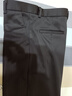 罗蒙（ROMON）休闲裤男商务休闲时尚职业西装裤弹力修身加绒裤子男装黑色34 实拍图