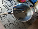 爱仕达炒锅304不锈钢蜂窝晶纹全屏防粘厨房家用炒菜锅具轻油少烟耐磨 丨可视半玻盖丨带侧耳 30cm 燃气明火电磁通用 实拍图