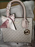 MICHAEL KORS  新品女士简约时尚单肩斜挎手提包送女友情人节礼物 粉35S1GM9M2B PWD BLSH MLT 默认1 实拍图