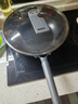 三禾微纳无涂层不粘炒锅可立盖炒菜锅无油烟含钛锅具30cm黛蓝青配钢铲 实拍图