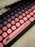 联想生态品牌异能者无线键鼠套装 轻音键盘鼠标长续航台式机/小新适用可爱女生七夕礼物键盘鼠标黑莓粉 实拍图