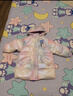 迪士尼（Disney）新国标儿童羽绒服外套2025冬季新款连帽炫彩中长款洋气上衣服童装 紫色 90白鸭绒 均码 110cm 充绒量约95g 实拍图