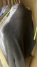 优衣库男女装souffle yarn舒芙蕾针织开衫/毛衣毛衫25新款480023 08 深灰色 XL 实拍图