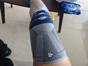 保而防（BAUERFEIND）运动护膝篮球跑步羽毛球护膝盖半月板韧带损伤防护关节运动护具 新款银钛灰防滑款 5 实拍图