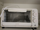 苏泊尔（SUPOR）家用多功能电烤箱 定时控温 10L升级M型加热管二层烤位烤箱  奶油白 OJ10A806 实拍图