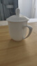 浩雅景德镇瓷器杯带盖陶瓷茶杯商务会议杯办公家用纯白1号茶杯1只装 实拍图