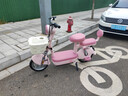爱玛（AIMA）小金豆长续航电动车新国标成人代步小巧踏板电动自行车电瓶车 露霜粉【48V16AH铅酸电池+蓝牙APP解锁】 实拍图