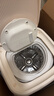 荣事达（Royalstar）全自动洗烘一体迷你内衣裤懒人小型波轮洗衣机母婴洗袜子机高温煮洗杀菌以旧换新国家补贴20% 【蛋可白高温煮洗烘干款】不锈钢内桶+98%客户购买 实拍图
