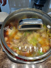 九阳（Joyoung）0涂层IH秒涮电火锅火锅专用锅电锅家用4-8人分体式可拆洗多功能电蒸锅不锈钢电煮锅6L火锅锅GN12 实拍图