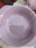 酸菜鱼大盆碗家用陶瓷双耳汤碗ins高颜值泡面碗学生宿舍用沙拉碗 芋泥紫色8.5英寸双耳石纹汤碗1个 实拍图