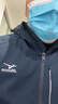 美津浓（MIZUNO）户外夹克男连帽梭织透气情侣锋衣加绒加厚加棉外套男上衣 实拍图