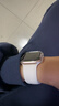Apple/苹果 Watch Series 10 智能手表GPS款42毫米玫瑰金色铝金属表壳淡桃粉色运动型表带S/M MX1R3CH/B 实拍图