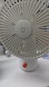 米家 小米桌面小风扇 开学必备台式手持迷你便携充电风扇小型 户外露营宿舍办公室家用 7羽叶大风量 实拍图