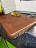 双枪乌金檀菜板 百年龄整木砧案板家用切菜食品抗菌防霉实木40*27*2.5 实拍图