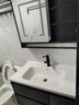艺昕浴室柜陶瓷一体盆卫生间洗手盆洗脸盆柜组合智能镜套装洗漱洗手台 80CM轻奢灰智能【升级款活动中】 实拍图