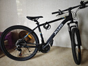 喜德盛26款黑客350黑客380山地车自行车成人21速铝合金男士女生学生上班 黑客350黑银色【赠骑行礼包】 26寸x17寸身高165-180cm 实拍图