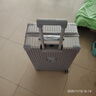 SOO行李箱多功能箱包拉杆箱学生大容量旅行密码箱皮箱杯架银色28英寸 实拍图