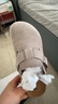 百丽休闲厚底增高勃肯鞋男包头外穿半拖鞋B3731BH5 杏色 38 实拍图