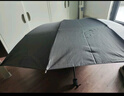 栀臻 雨伞 太阳伞黑胶防晒防紫外线 大号折叠男女士晴雨两用遮阳伞 特大号雨伞-黑色约130cm 实拍图