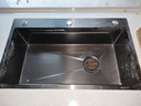 荣事达（Royalstar）水槽大单槽厨房手工304不锈钢多功能压纹洗菜盆一体盆台下盆E5 实拍图
