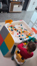 费乐（FEELO）兼容乐高大颗粒拼装儿童玩具生日礼物男女孩积木桌100105百变汽车 实拍图