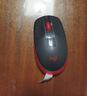 罗技（Logitech）M190 无线鼠标 笔记本电脑商务办公家用全尺寸光电鼠标 适用中大手型 红色 实拍图