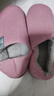 回力纯色全包棉鞋情侣室内外防滑保暖棉拖鞋HLX0233粉色36-37码 实拍图
