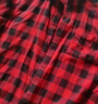 优衣库童装男童女童法兰绒格子衬衫长袖衬衣红色薄外套上衣482995 16 红色 160 实拍图