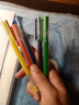 小米巨能写多彩中性笔 5支装 0.5mm 商务办公中性笔会议笔 橙黄绿蓝紫 实拍图