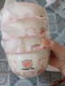 釉下彩可爱卡通碗碟套装家用高颜值陶瓷碗筷盘餐具 小猪碗4碗 4件套 实拍图