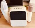 索爱（soaiy）GC520Pro 悬浮歌词蓝牙K歌音箱无线话筒麦克风一体式儿童户外家庭用ktv男女唱歌生日礼物 白 实拍图