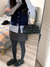 浪莎光腿神器打底裤女秋冬高腰修身外穿加绒加厚连裤袜 灰连【中厚】 实拍图